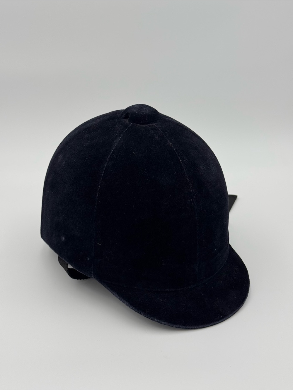 Black Velvet Riding Cap - Picture 4 of 9